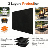 Dual Sided Fire Mat Prevent Deck Burn Stains(60*40IN) In Australia - Darrahopens