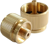 Brass MAPP Gas Canister Adapter 2pcs In Australia - Darrahopens
