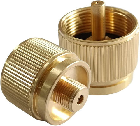 Brass MAPP Gas Canister Adapter 2pcs In Australia - Darrahopens