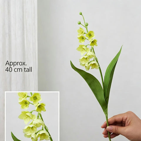 Artificial Yellow Lily of The Valley, Healing Decor, 5 Pack In Australia - Darrahopens