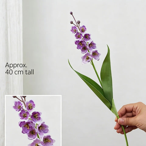 Artificial Purple Lily of The Valley, Dreamy Decor, 5 Pack In Australia - Darrahopens
