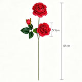 Artificial Red French Peony, Warm Decor, 3 Pack In Australia - Darrahopens
