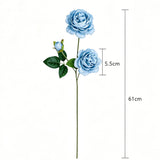 Artificial Blue French Peony, Fresh Decor, 3 Pack In Australia - Darrahopens