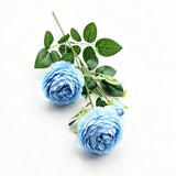 Artificial Blue French Peony, Fresh Decor, 5 Pack In Australia - Darrahopens
