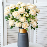 Artificial Champagne French Peony, Gentle Decor, 3 Pack In Australia - Darrahopens