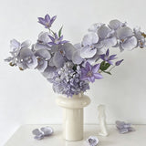 Artificial Oil Painting Phalaenopsis, Light Purple, 1 Pack In Australia - Darrahopens