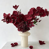 Artificial Oil Painting Phalaenopsis, Dark Red, 1 Pack In Australia - Darrahopens