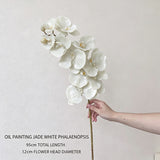 Artificial Oil Painting Phalaenopsis, Jade White, 1 Pack In Australia - Darrahopens
