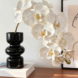 Artificial Oil Painting Phalaenopsis, Jade White, 3 Pack In Australia - Darrahopens