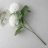 Artificial Hydrangea, Pure White Gentle Decor, 3 Pack In Australia - Darrahopens