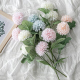 Artificial Hydrangea, Pure White Gentle Decor, 5 Pack In Australia - Darrahopens