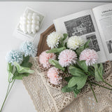 Artificial Hydrangea, Champagne Warm Decor, 7 Pack In Australia - Darrahopens