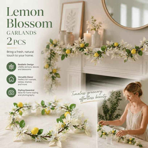 Style A Faux Lemon Vine Kitchen Wall Decor Kit 2 Pack In Australia - Darrahopens