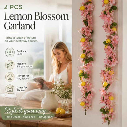 Spring Butterfly Style B Lemon Garland Patio Door Styling 2 Pack In Australia - Darrahopens