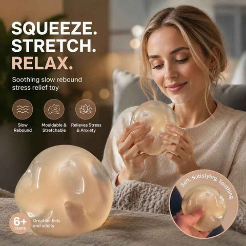 Soft Moldable Squishy Stress Relief Toy 6cm Coconut Oil Maltose, Calm Aussie Downtime In Australia - Darrahopens
