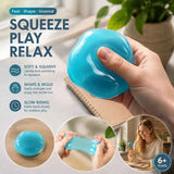 Cool Moldable Squishy Stress Relief Toy 6cm Blue Maltose, Coastal Relax Mood In Australia - Darrahopens