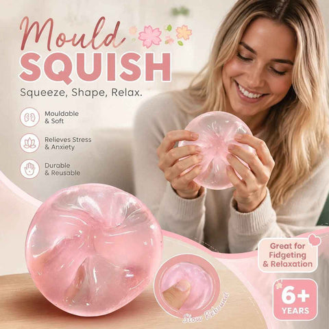 Gentle Moldable Squishy Stress Relief Toy 6cm Pink Maltose, Backyard Leisure In Australia - Darrahopens