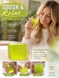 Fresh Green Ice Cube Squishy 5cm, Garden Calm Sensory Toy In Australia - Darrahopens