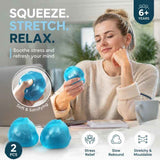 Cool Moldable Squishy 6cm Blue Maltose 2 Pack, Coastal Calm Twin Pack In Australia - Darrahopens