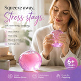 Sweet Pink Apple Maltose Squishy, Lazy Patio Stress Relief Toy 6cm 3 Pack In Australia - Darrahopens