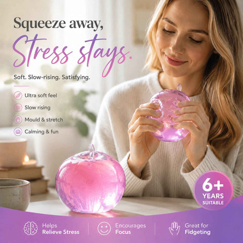 Sweet Pink Apple Maltose Squishy, Lazy Patio Stress Relief Toy 6cm 3 Pack In Australia - Darrahopens