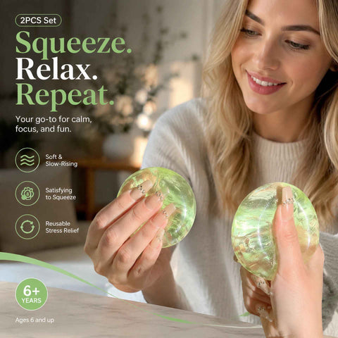 Fresh Grape Green Squishy, Tender Slow Rebound Sensory Toy 6cm 2 Pack In Australia - Darrahopens