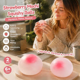 Matte Strawberry Squishy Ball, Anti-Anxiety Slow Rebound Squeeze Toy 6cm 2 Pack In Australia - Darrahopens