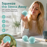 Matte Dreamy Blue Anti-Stress Squishy 6cm In Australia - Darrahopens