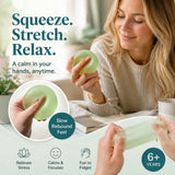Matte Dreamy Green Calming Squishy 6cm In Australia - Darrahopens
