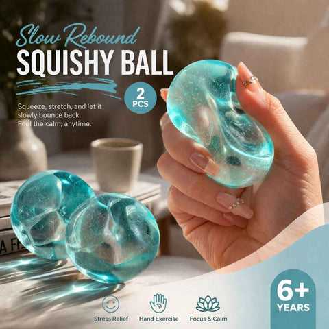 Silky Clear Blue Squishy 6cm 2 Pack In Australia - Darrahopens