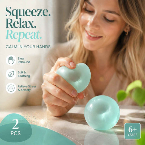Matte Dreamy Blue Squishy 6cm 2 Pack In Australia - Darrahopens