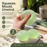 Matte Dreamy Green Squishy 6cm 2 Pack In Australia - Darrahopens