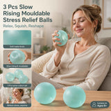 Matte Dreamy Blue Squishy 6cm 3 Pack In Australia - Darrahopens