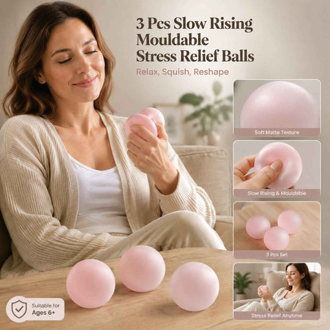 Matte Dreamy Pink Mood Squishy 6cm 3 Pack In Australia - Darrahopens