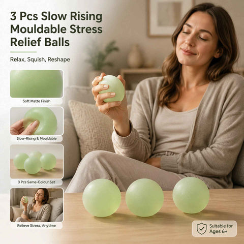 Matte Dreamy Green Natural Squishy 6cm 3 Pack In Australia - Darrahopens