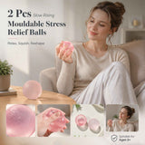 Mixed Baby Pink & Matte Dreamy Pink Squishy 6cm 2 Pack In Australia - Darrahopens
