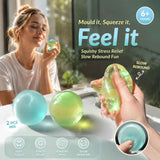Mixed Grape Green & Matte Dreamy Blue Squishy 6cm 2 Pack In Australia - Darrahopens