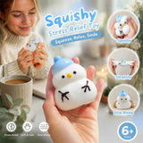 Cool Tone Mud Feel Squeeze Toy, Relax After Outdoor Trips – Blue Snowman In Australia - Darrahopens