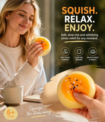 Oversized Custard Pastry Squishy, Ultra Muddy Slow Rebound For Anxiety Relief In Australia - Darrahopens