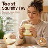 Cheerful Toast Squishy, Gentle Squeeze Toy To Ease Daily Tension In Australia - Darrahopens