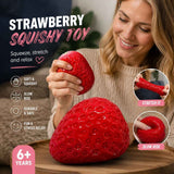 Jumbo Red Strawberry Squishy, Thick Mud Texture To Soothe Irritability In Australia - Darrahopens