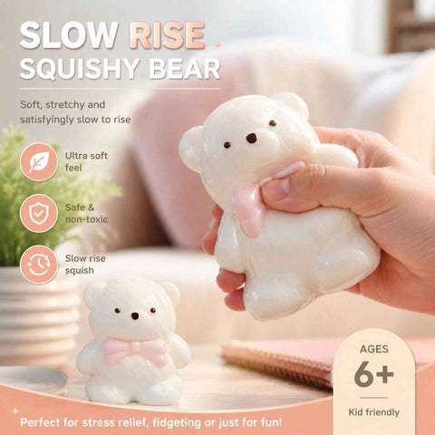 Waving Bear Squishy, Playful Slow Rebound To Lighten Stuffy Moods In Australia - Darrahopens