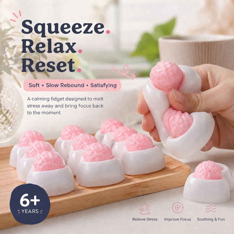 Sweet Strawberry Cream Stick Squishy, Gentle Squeeze For Stress Calm In Australia - Darrahopens