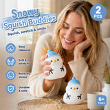 Blue Snowman Cool Tone Squeeze Toy Twin Set, Post-Outdoor Unwind Duo In Australia - Darrahopens