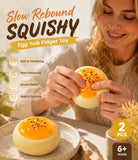 Oversized Custard Pastry Mud Squishy Twin Pack, Double Anxiety Relief Toys In Australia - Darrahopens