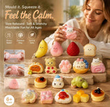 Cream Green Apple Garden Squishy Twin Pack, Natural Slow Unwind Set In Australia - Darrahopens