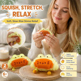 Caramel Croissant Realistic Squishy Twin Pack, Relaxation Toy Pair In Australia - Darrahopens