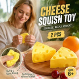 Mellow Triangle Cheese Squishy 2 Pack, 7cm × 6cm × 4cm In Australia - Darrahopens