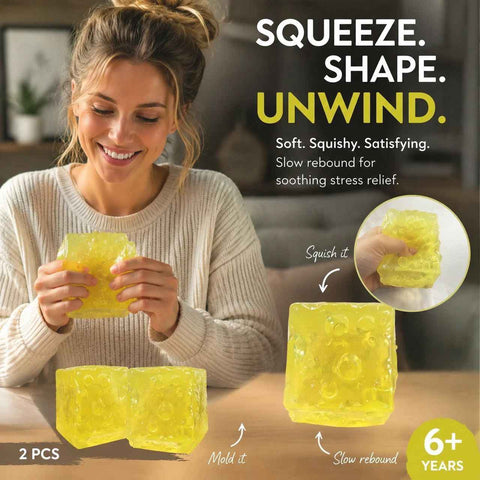 Soothing Maltose Cheese Squishy 2 Pack, 5cm × 5cm In Australia - Darrahopens