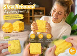 Soothing Maltose Cheese Squishy 2 Pack, 5cm × 5cm In Australia - Darrahopens